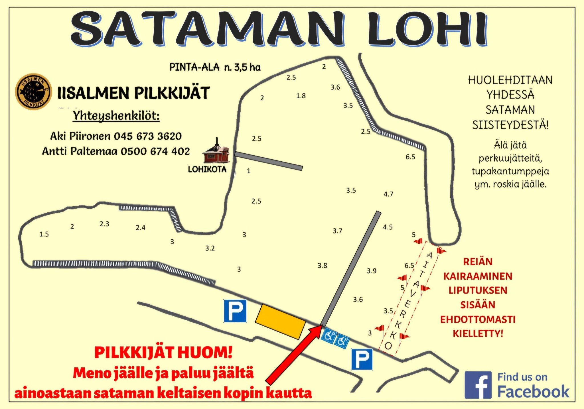 Sataman lohiallas kartta
